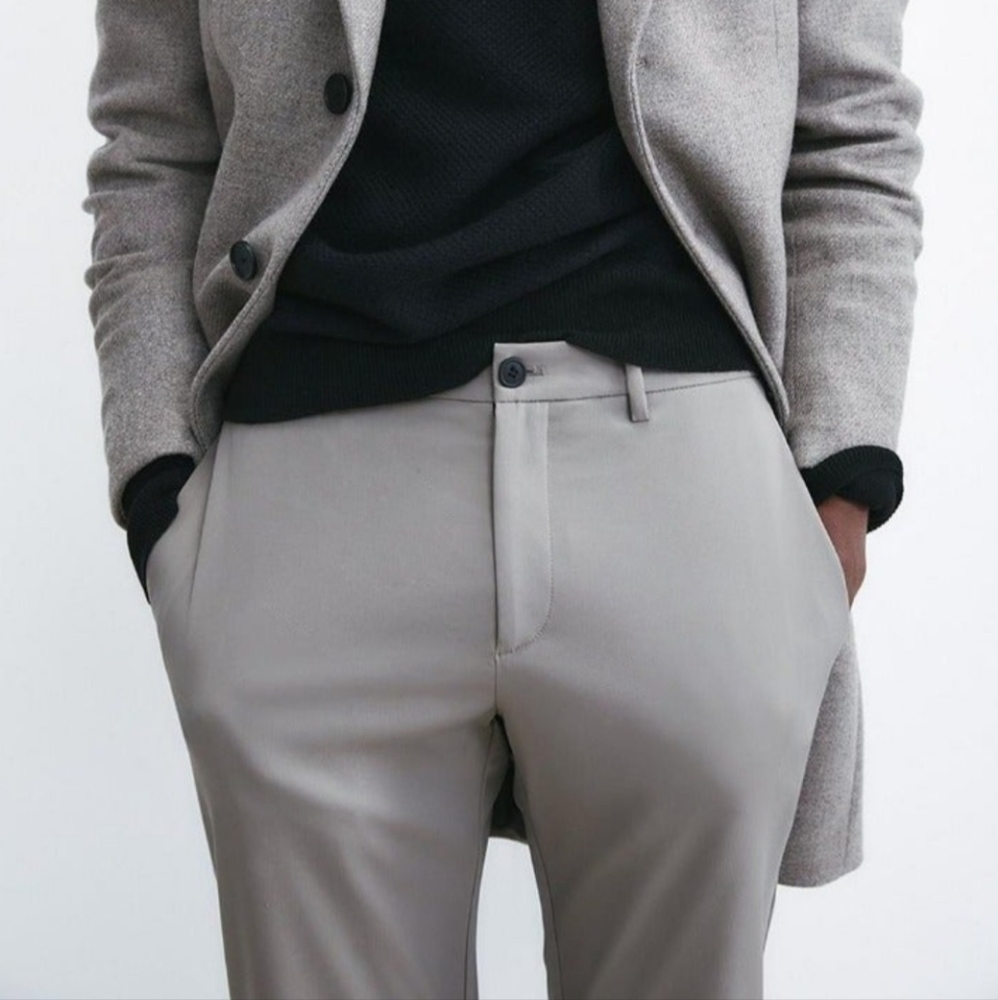 THEORY ZAINE PANT IN NEOTERIC GRAY SZ 32 NWOT